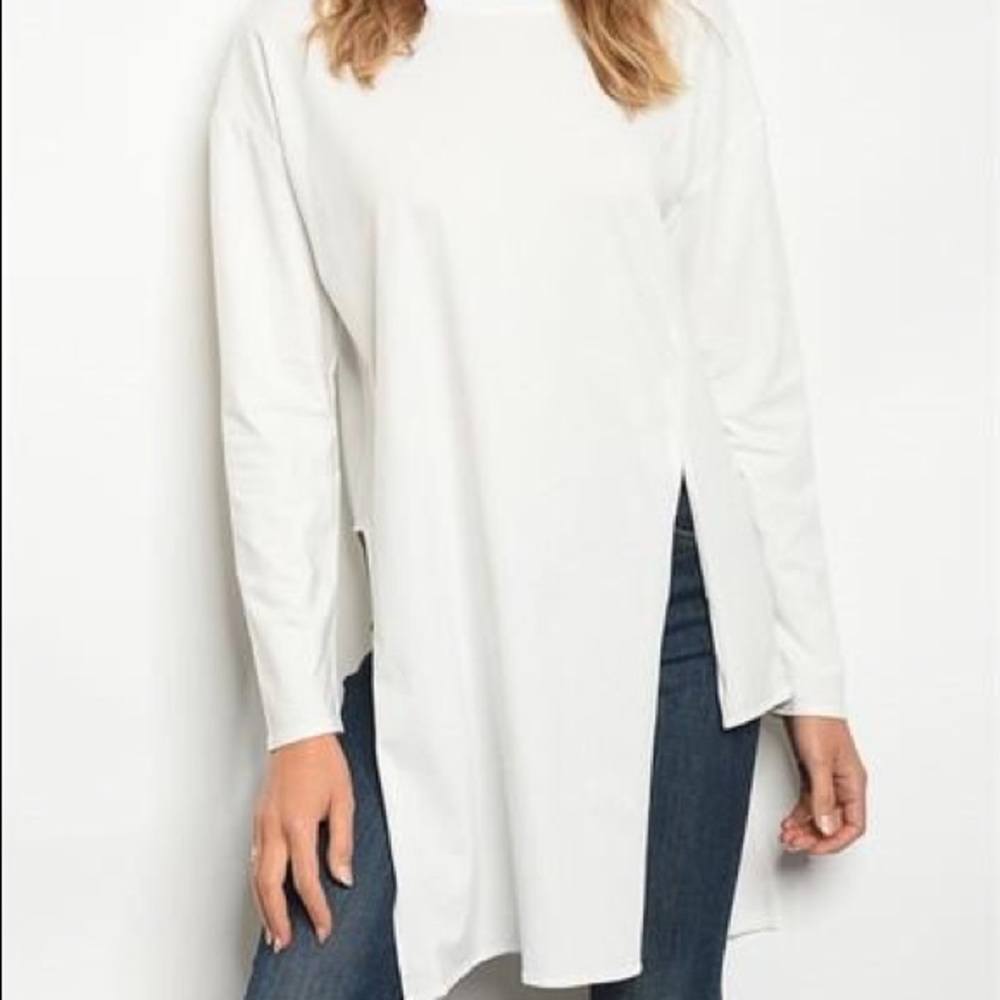 GeoMetrik Kut Cream Tunic